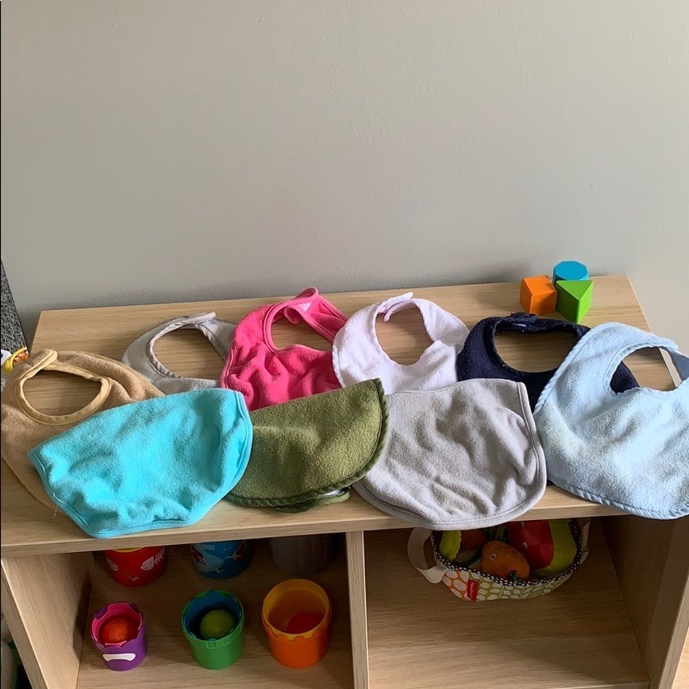 Set of 13 bibs